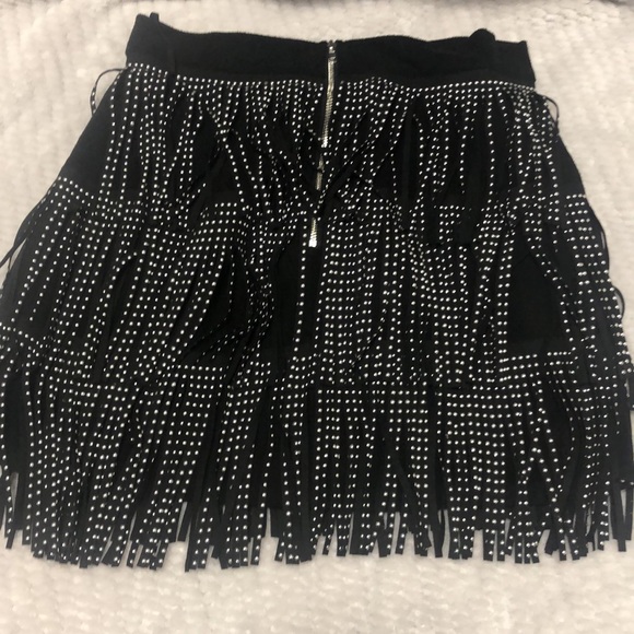 Honey high waist Fringe skirt current on site - Picture 6 of 8